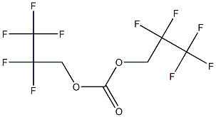 Bis(2,2,3,3,3-pentafluoropropyl) carbonate Struktur