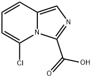 5-chloroimidazo[1,5-a]pyridine-3-carboxylic acid Struktur