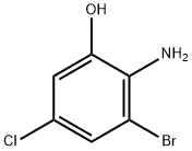 2-Amino-3-bromo-5-chlorophenol Struktur