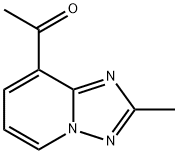 1-{2-methyl-[1,2,4]triazolo[1,5-a]pyridin-8-yl}ethan-1-one Struktur