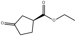 ethyl (S)-3-oxocyclopentane-1-carboxylate Struktur