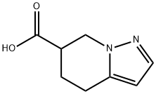 4,5,6,7-tetrahydropyrazolo[1,5-a]pyridine-6-carboxylic acid Struktur