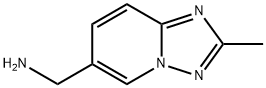 {2-methyl-[1,2,4]triazolo[1,5-a]pyridin-6-yl}methanamine Struktur