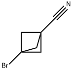 3-bromobicyclo[1.1.1]pentane-1-carbonitrile Struktur