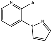 2-BROMO-3-(1H-PYRAZOL-1-YL)PYRIDINE Struktur