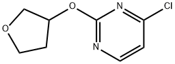 4-Chloro-2-(tetrahydrofuran-3-yloxy)pyrimidine Struktur