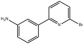 2-BROMO-6-(3-AMINOPHENYL)PYRIDINE Struktur