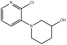 1-(2-CHLOROPYRIDIN-3-YL)PIPERIDIN-3-OL Struktur