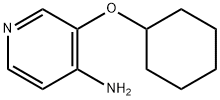 4-AMINO-3-(CYCLOHEXYLOXY)PYRIDINE Struktur