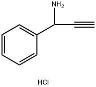 1-phenylprop-2-yn-1-amine hydrochloride Struktur