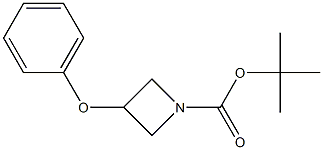 tert-Butyl 3-phenoxyazetidine-1-carboxylate Struktur