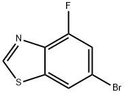 6-bromo-4-fluoro-1,3-benzothiazole Struktur