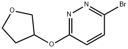 3-BROMO-6-(OXOLAN-3-YLOXY)PYRIDAZINE Struktur