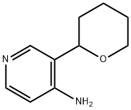 4-Amino-3-(oxan-2-yl)pyridine Struktur