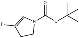 1-Boc-1H-2,3-dihydro-4-fluoropyrrole Struktur