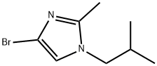 4-Bromo-1-(iso-butyl)-2-methylimidazole Struktur