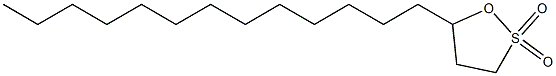 5-tridecyl-1,2lambda6-oxathiolane-2,2-dione Struktur