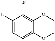 2-bromo-1-fluoro-3,4-dimethoxybenzene Struktur