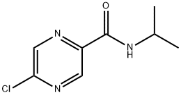 5-Chloropyrazine-2-carboxylic acid isopropylamide Struktur