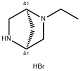 (1S,4S)-2-Ethyl-2,5-diazabicyclo[2.2.1]heptane dihydrobromide Struktur