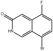 8-bromo-5-fluoroisoquinolin-3-ol Struktur