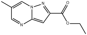 ethyl 6-methylpyrazolo[1,5-a]pyrimidine-2-carboxylate Struktur