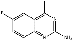 6-fluoro-4-methylquinazolin-2-amine Struktur