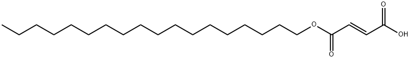 2-Butenedioic acid (2E)-, monooctadecyl ester Struktur