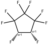 cis-1H,2H-Octafluorocyclopentane Struktur