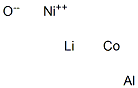 Aluminumcobaltlithiumnickeloxide Struktur