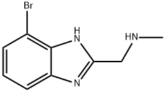 [(7-bromo-1H-1,3-benzodiazol-2-yl)methyl](methyl)amine Struktur