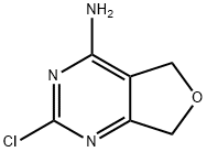 2-chloro-5,7-dihydrofuro[3,4-d]pyrimidin-4-amine Struktur