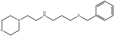 3-(Benzylthio)-N-(2-morpholinoethyl)propan-1-amine Struktur