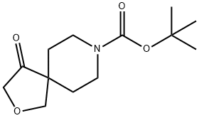 2-Oxa-8-azaspiro[4.5]decane-8-carboxylic acid, 4-oxo-, 1,1-dimethylethyl ester Struktur