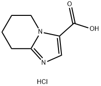 5H,6H,7H,8H-imidazo[1,2-a]pyridine-3-carboxylic acid hydrochloride Struktur