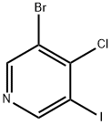 3-bromo-4-chloro-5-iodopyridine Struktur