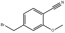 4-(bromomethyl)-2-methoxybenzonitrile Struktur