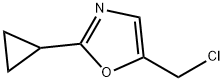 5-(chloromethyl)-2-cyclopropyloxazole Struktur