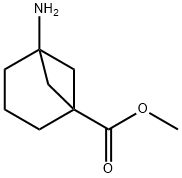 methyl 5-aminobicyclo[3.1.1]heptane-1-carboxylate Struktur