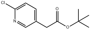 tert-Butyl 2-(6-chloropyridin-3-yl)acetate Struktur