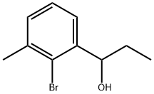 1-(2-bromo-3-methylphenyl)propan-1-ol Struktur