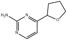 4-(tetrahydrofuran-2-yl)pyrimidin-2-amine Struktur