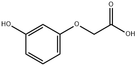 Acetic acid, 2-(3-hydroxyphenoxy)- Struktur