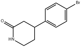 4-(4-Bromophenyl)piperidin-2-one Struktur