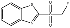 1,3-benzothiazol-2-yl fluoromethyl sulfone Struktur