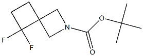 tert-butyl 5,5-difluoro-2-azaspiro[3.3]heptane-2-carboxylate Struktur