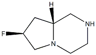 (7S,8aR)-7-fluorooctahydropyrrolo[1,2-a]pyrazine Struktur