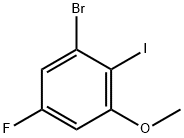 3-Bromo-5-fluoro-2-iodoanisole Struktur