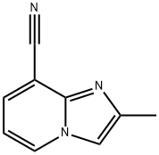 2-methylimidazo[1,2-a]pyridine-8-carbonitrile Struktur