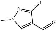 3-IODO-1-METHYL-1H-PYRAZOLE-4-CARBALDEHYDE Struktur